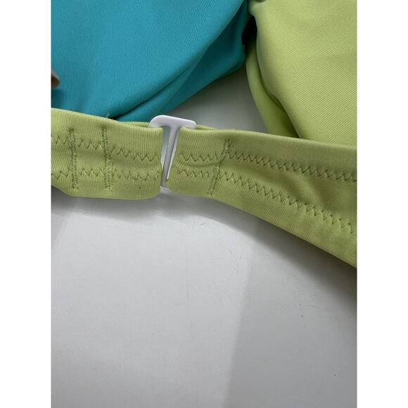 Womens Colorblock Bandeau Swimsuit Bikini Top Size Unknown - Picture 8 of 10